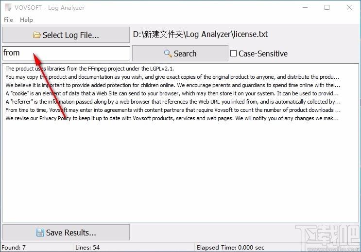 Vov Log Analyzer下载,日志分析软件,日志分析