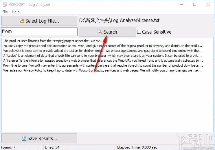 Vov Log Analyzer下载,日志分析软件,日志分析